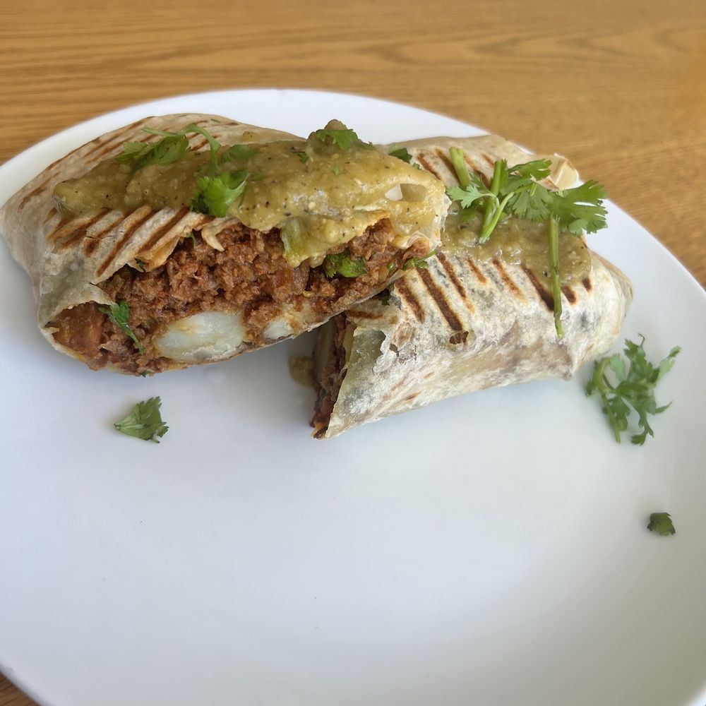 Chismosa Cafe - Cauliflower Soyrizo breakfast burrito - New Mexican Cuisine Near Me - Covina, California Chismosa Cafe - Cauliflower Soyrizo breakfast burrito - New Mexican Cuisine Near Me - Covina, California