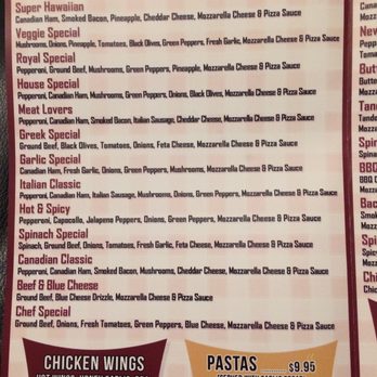 Royal Crown Pizza - the menu of the restaurant - Pizza Near Me - New Westminster, British Columbia Royal Crown Pizza - the menu of the restaurant - Pizza Near Me - New Westminster, British Columbia