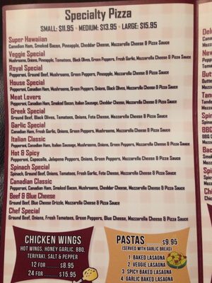 Menu photo 2 Royal Crown Pizza New Westminster, BC Menu photo 2 Royal Crown Pizza New Westminster, BC
