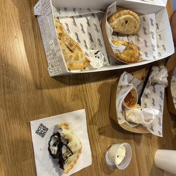 The Empanada's - Took this photo too late to show the beauty of this meal! - Bakeries Near Me - Weston, Florida The Empanada's - Took this photo too late to show the beauty of this meal! - Bakeries Near Me - Weston, Florida