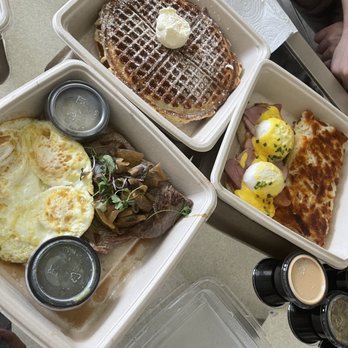 Poached Kitchen - Steak and eggs, churro waffles, eggs Benedict - Breakfast & Brunch Near Me - Irvine, California Poached Kitchen - Steak and eggs, churro waffles, eggs Benedict - Breakfast & Brunch Near Me - Irvine, California