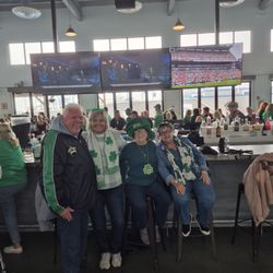 Davis Trading Post - St. Patty's hat, scarf, glasses from Davis Trading Post just in time for Irish weekend in North Wildwood, NJ
