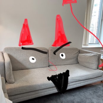 AKA Sutton Place - Evil demon couch!  Dammit I forgot the pitchfork! - Hotels Near Me - New York, New York