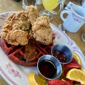 Plain Jane - Fried Chicken and Red Velvet Waffle - Breakfast & Brunch Near Me - San Francisco, California