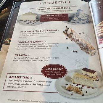 Grimaldi's Pizzeria - Menu - Pizza Near Me - Chandler, Arizona Grimaldi's Pizzeria - Menu - Pizza Near Me - Chandler, Arizona