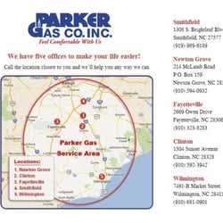 Parker Gas - With five locations, it is convenient to receive any of our services.