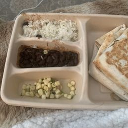 Chipotle quesadillas lack of sides. Chipotle quesadillas lack of sides.