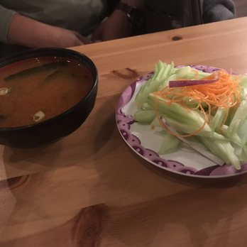 Gorilla Sushi On Clark Street - Spicy Miso Soup and Cucumber Salad - Sushi Bars Near Me - Chicago, Illinois Gorilla Sushi On Clark Street - Spicy Miso Soup and Cucumber Salad - Sushi Bars Near Me - Chicago, Illinois