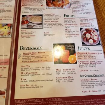 Walker Bros Original Pancake House - menu - Breakfast & Brunch Near Me - Glenview, Illinois
