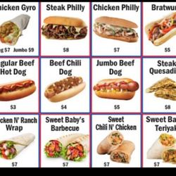 Tee Gyro - Partial menu