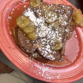 The Clique Restaurant - Banana foster French toast - New American Near Me - Detroit, Michigan The Clique Restaurant - Banana foster French toast - New American Near Me - Detroit, Michigan