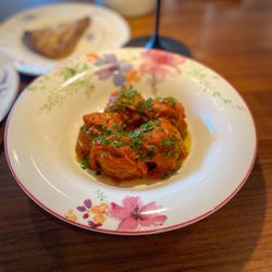 Calabrian chile lamb meatballs