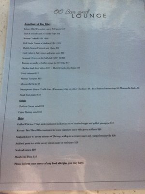 Menu photo 3 Oo Bar & Lounge Flushing, NY