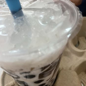 Tea Snow - Plenty of ice on the 3. Coconut Cream Grass Jelly (24oz) - Coffee & Tea Near Me - Mesa, Arizona Tea Snow - Plenty of ice on the 3. Coconut Cream Grass Jelly (24oz) - Coffee & Tea Near Me - Mesa, Arizona