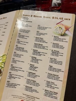 Menu photo 1 Fancy Q Sushi Bar & Grill St. Simons, GA Menu photo 1 Fancy Q Sushi Bar & Grill St. Simons, GA
