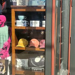 Heartmade Boutique - Company name on door, quirky items in window
