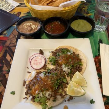 El Coronel Mexican Restaurant - 2 dry soft tacos steak. Really good bean dip with chips/salsa - Mexican Near Me - Sebastopol, California El Coronel Mexican Restaurant - 2 dry soft tacos steak. Really good bean dip with chips/salsa - Mexican Near Me - Sebastopol, California