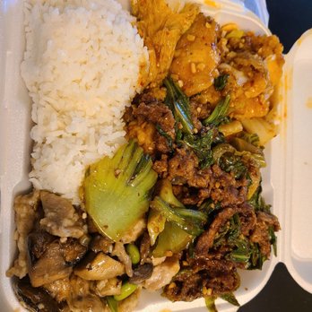 Taiwan Cafe - Bento box , this is just $7. - Taiwanese Near Me - Plano, Texas