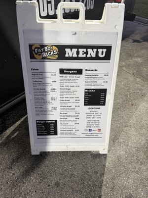 Menu photo 1 Fat Boy Ricks Burgers Miami, FL Menu photo 1 Fat Boy Ricks Burgers Miami, FL