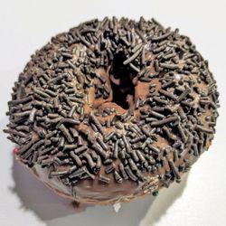 Rosedale Donuts - 12/24/22 Chocolate Cake Donut with Chocolate Frosting and Chocolate Sprinkles