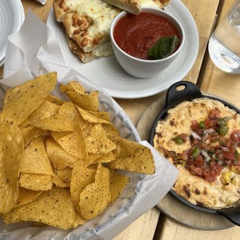 Happy Camper - ELOTE DIP & MOZZARELLA BREAD STIX - Bars Near Me - Chicago, Illinois