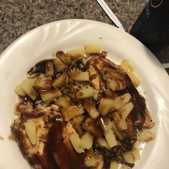 Chris' Family Restaurant - BBQ pineapple chicken over rice - New American Near Me - Allentown, Pennsylvania
