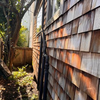 Rick's Hauling & Demolition - Left side of cottage, plum tree and back fence. Plum tree was already removed when they got there. - Demolition Services Near Me - Berkeley, California Rick's Hauling & Demolition - Left side of cottage, plum tree and back fence. Plum tree was already removed when they got there. - Demolition Services Near Me - Berkeley, California