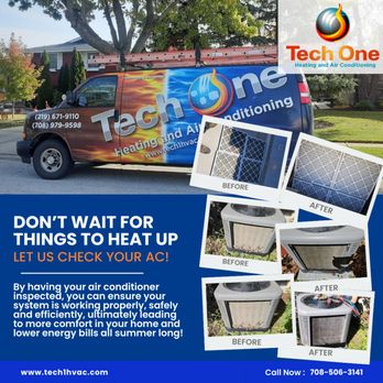 Tech One Heating & Air Conditioning - Heating & Air Conditioning/HVAC Near Me - Saint John, Indiana