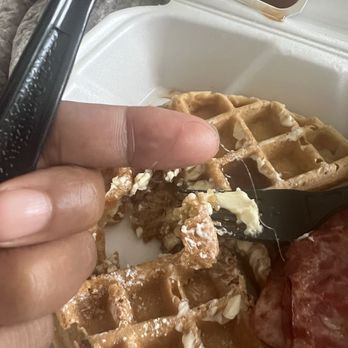 Nudy's Cafe - Chadds Ford - The hair that was inside my waffle that I had to pull from my mouth - American Near Me - Chadds Ford, Pennsylvania Nudy's Cafe - Chadds Ford - The hair that was inside my waffle that I had to pull from my mouth - American Near Me - Chadds Ford, Pennsylvania