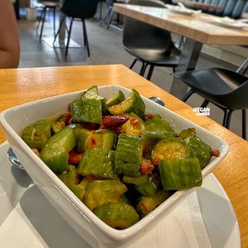 dan modern chinese - @aVeganAndHer pickled cucumber - Dim Sum Near Me - Pasadena, California