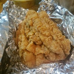 Fried whiting