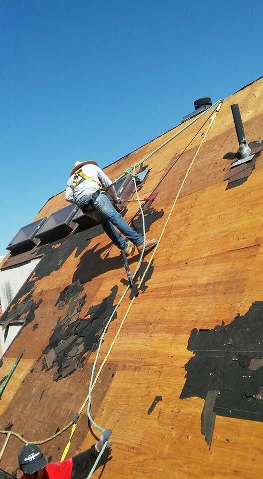 Slide of Tony and Velasco Roofing Constructions