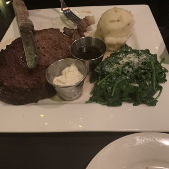 Steak 38 - Prime rib, garlic mashed potatoes, sautéed spinach - Steakhouses Near Me - Cherry Hill, New Jersey Steak 38 - Prime rib, garlic mashed potatoes, sautéed spinach - Steakhouses Near Me - Cherry Hill, New Jersey