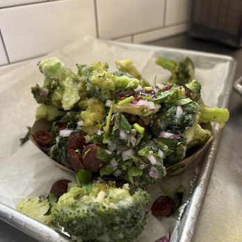 Ekiben - Tempura Broccoli with Chinese Sausage - Asian Fusion Near Me - Baltimore, Maryland