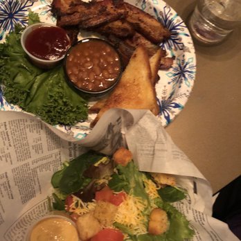 Prescott Roadhouse - Pork platter and side salad - New American Near Me - Prescott, Wisconsin Prescott Roadhouse - Pork platter and side salad - New American Near Me - Prescott, Wisconsin