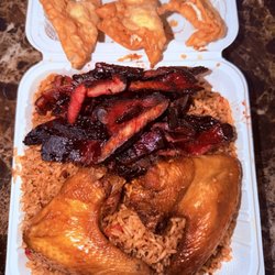 China Sky Restaurant - Spicy Pork, fried rice, chicken, wings, boneless spirits, and crab raccoon