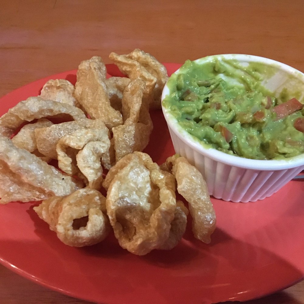 Marisco's Dj's - Don Juan Seafood - Guacamole with a hint of lime served with Chicharrones! - Seafood Near Me - Tyler, Texas Marisco's Dj's - Don Juan Seafood - Guacamole with a hint of lime served with Chicharrones! - Seafood Near Me - Tyler, Texas