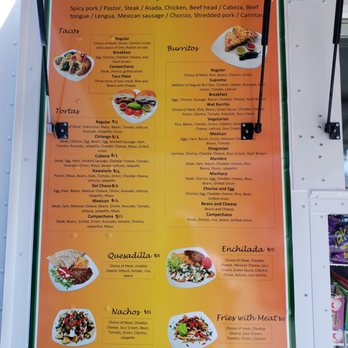 Oregonian21 - Menu as of Sept 2022 - Mexican Near Me - Hillsboro, Oregon
