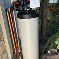 Supreme Water Filtration - Installed "10 x 54" All in One whole house water filtration system with Clack WS1 valve, outdoor jacket and cap. Location: Ladera Ranch, CA