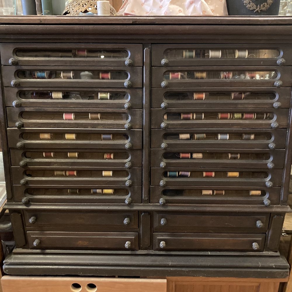 Ouray Alchemist - One of two neat mercantile cases for selling thread. - Museums Near Me - Ouray, Colorado