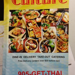 Thai Culture - Their menu.