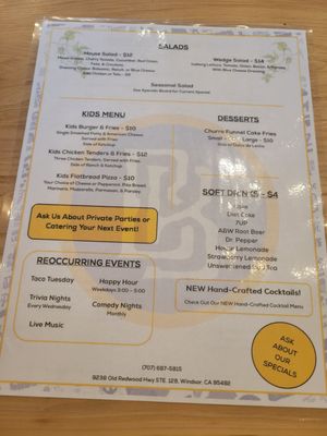 Menu photo 2 Barrel Brothers Brewing Windsor, CA