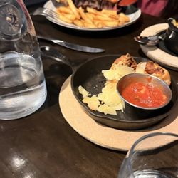 Bourbon Prime - Pepperoni rolls and steak frites