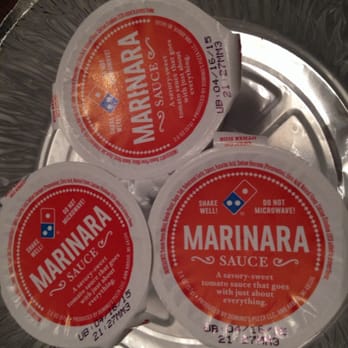Domino's Pizza - 3 too many marinaras that I wish were the 3 garlic sauces we asked for. - Pizza Near Me - Portland, Maine Domino's Pizza - 3 too many marinaras that I wish were the 3 garlic sauces we asked for. - Pizza Near Me - Portland, Maine