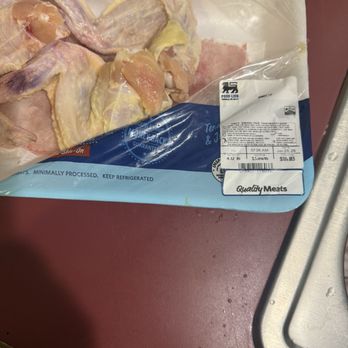 Food Lion - This package of chicken wings was bruised to the point that only eight of the wings weren't. - Grocery Near Me - Roanoke Rapids, North Carolina Food Lion - This package of chicken wings was bruised to the point that only eight of the wings weren't. - Grocery Near Me - Roanoke Rapids, North Carolina