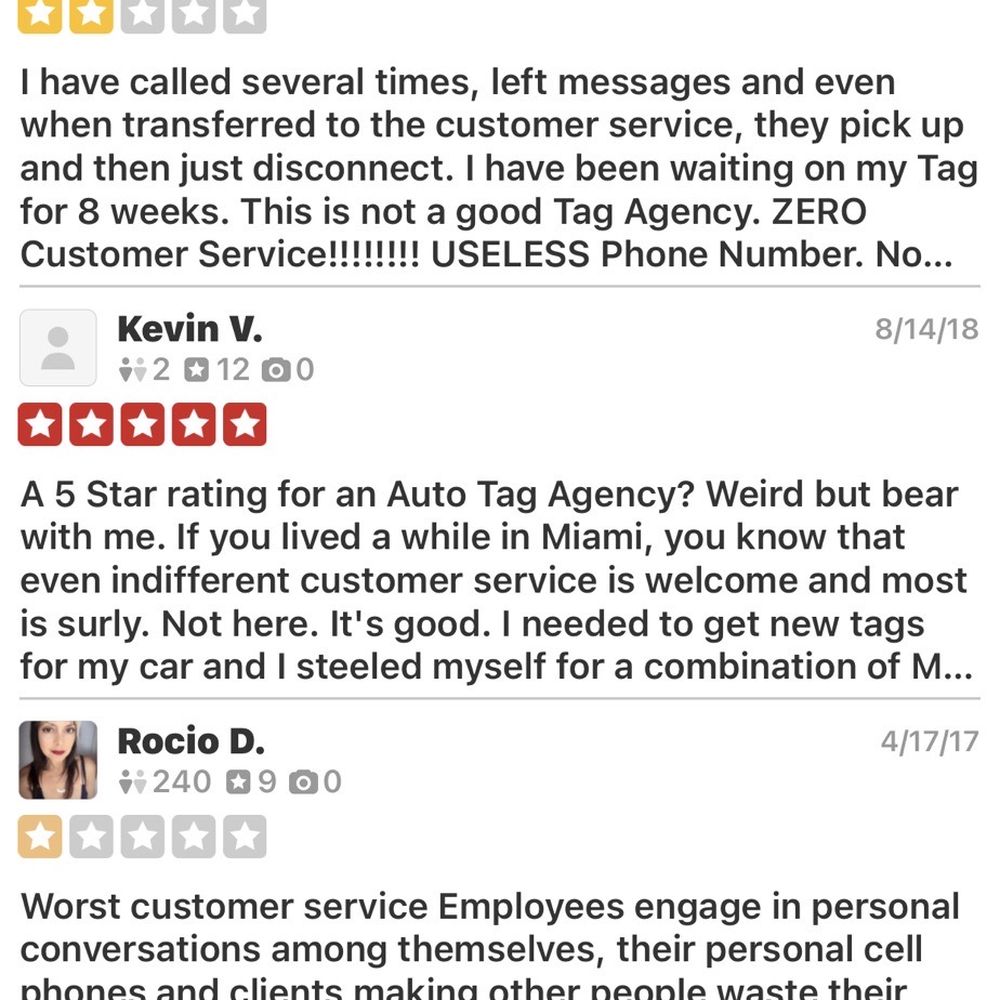 Beach Auto Tag Agency - Reviews - Departments of Motor Vehicles Near Me - Miami Beach, Florida