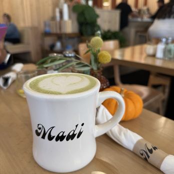 Madi - Matcha latte - Breakfast & Brunch Near Me - San Diego, California Madi - Matcha latte - Breakfast & Brunch Near Me - San Diego, California