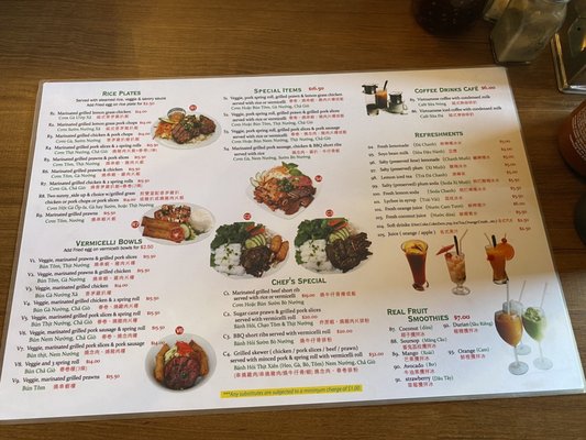 Menu photo 1 PHO 777 Vietnamese Restaurant Langley, BC Menu photo 1 PHO 777 Vietnamese Restaurant Langley, BC