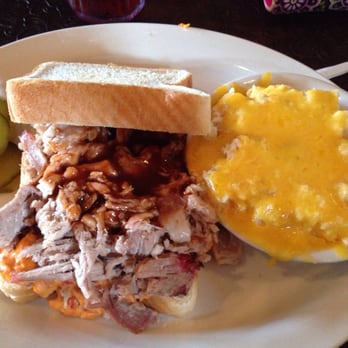 Port Cape Girardeau - Special pulled pork and pimento cheese sandwich with belaires (twice mashed potato) you must try belaires - New American Near Me - Cape Girardeau, Missouri Port Cape Girardeau - Special pulled pork and pimento cheese sandwich with belaires (twice mashed potato) you must try belaires - New American Near Me - Cape Girardeau, Missouri