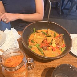 Curry dish with tofu